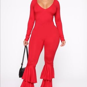 Señorita Ruffle Jumpsuit